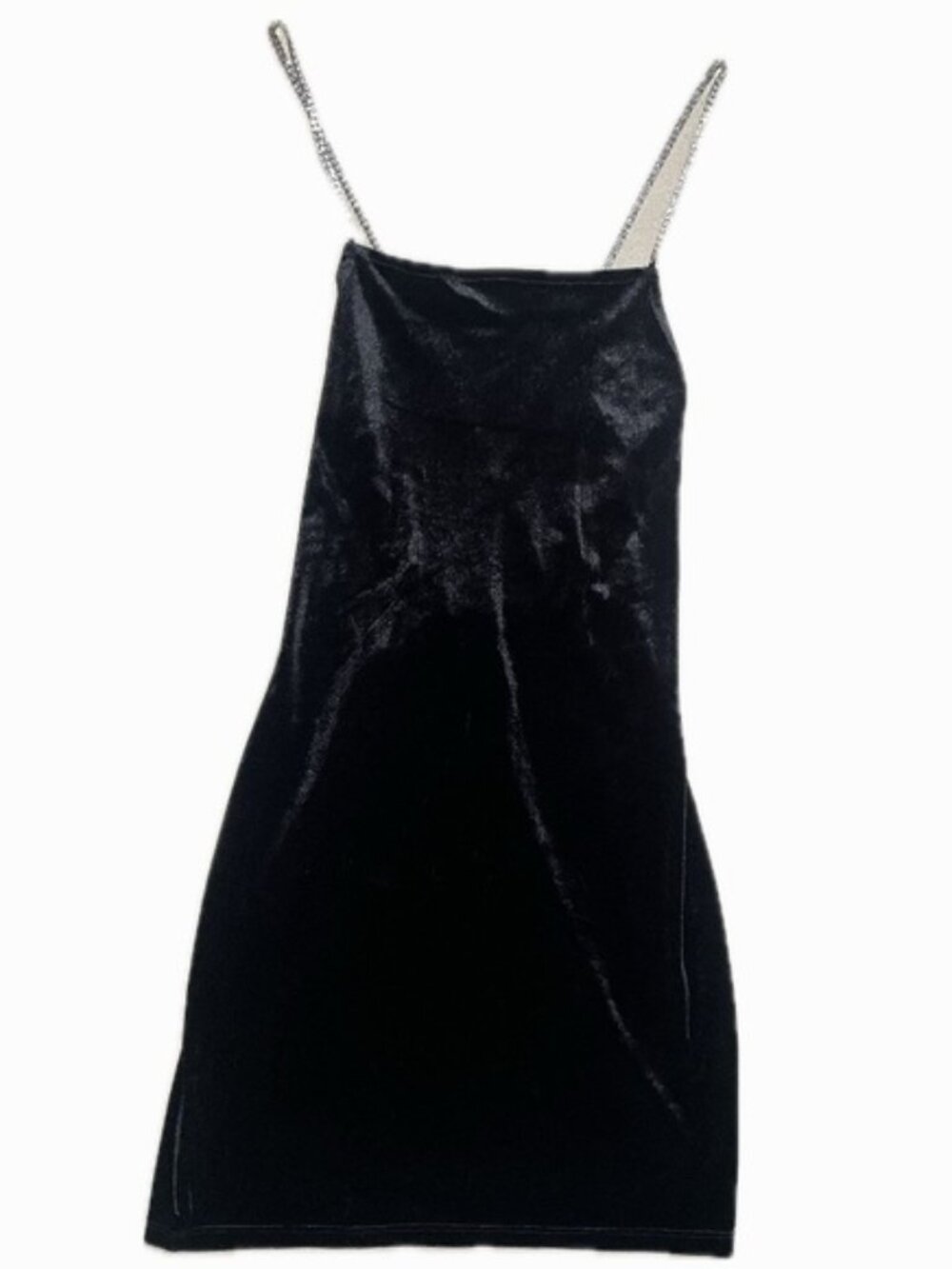 Black Velvet Mini Dress